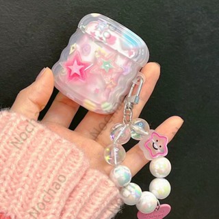 เคสหูฟังบลูทูธ ลายดาว ไล่โทนสี สําหรับ airpods 2 3 1 2 pro3 pro2