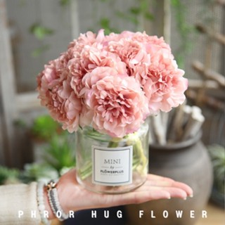 ดอกโบตั๋นประดิษฐ์ (Peony) (B1) 1 มัด มี 5 ดอก *ไม่รวมแจกัน