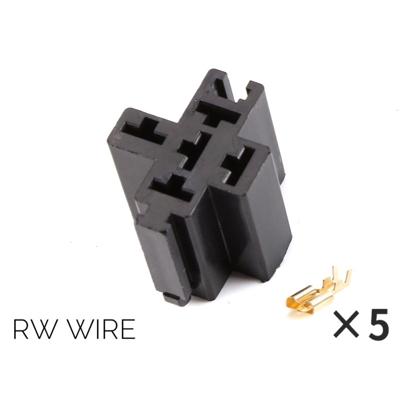 R4ปลั๊กขารีเลย์ 5ขา ขั้วต่อช็อกเก็ตรีเลย์