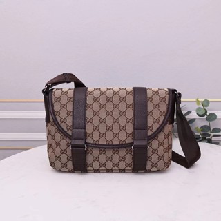 Gucci Mens Ready Canvas Crossbody Bag 374429