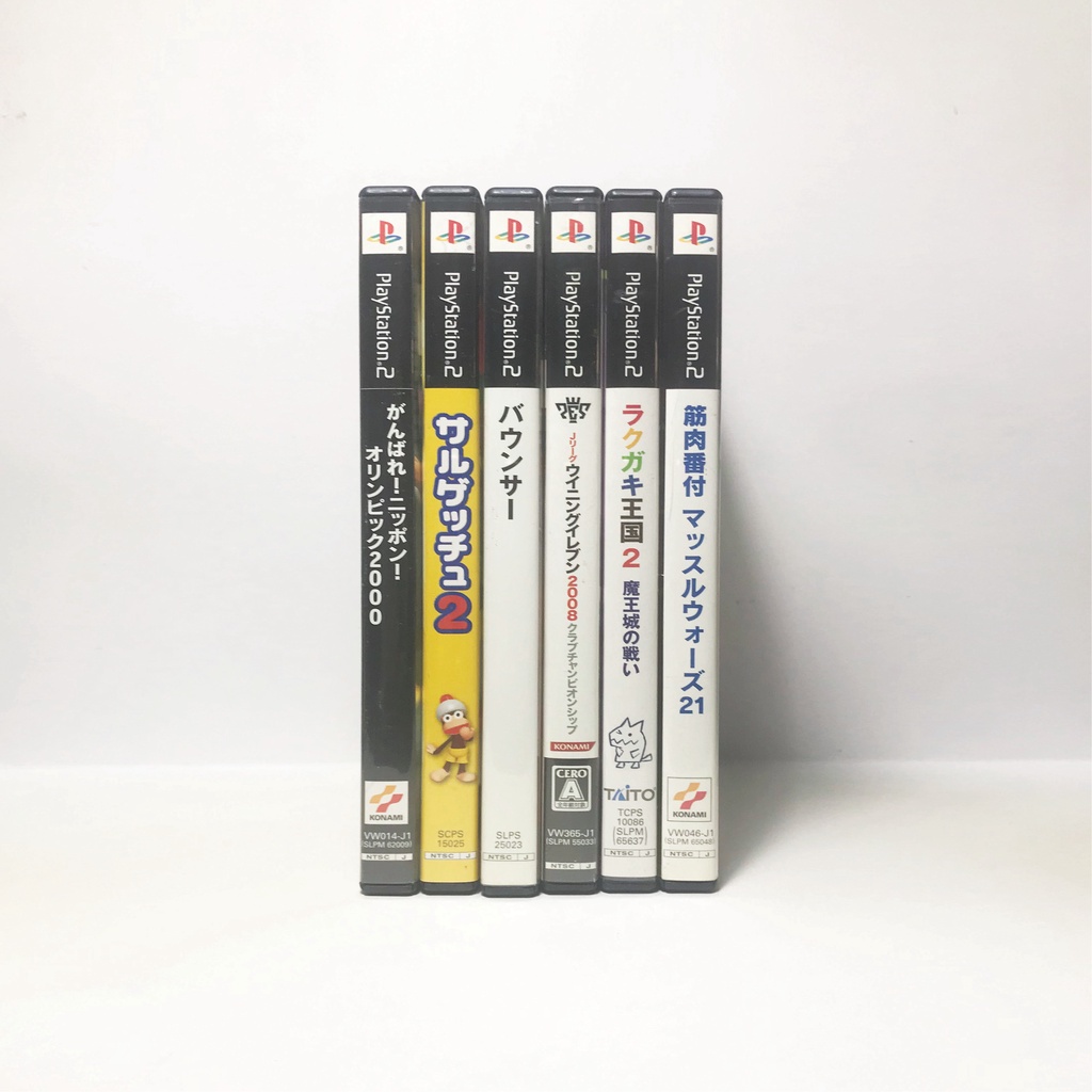 แผ่นเกมเครื่อง PS2 (PlayStation 2) แผ่นแท้ หลากหลายแนว