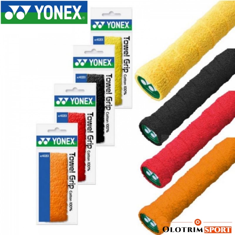 ด้ามจับผ้าขนหนู YONEX AC 402EX 402 EX AC402 ดั้งเดิม