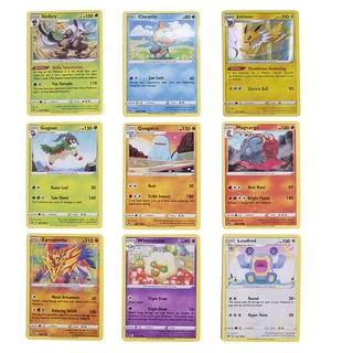 54-324pcs ภาษาอังกฤษ Pokemon Booster การ์ด Tradiner ดาบและโล่ Vivid แรงดันไฟฟ้าขยายเกมของเล่นเด็กแฟนๆ