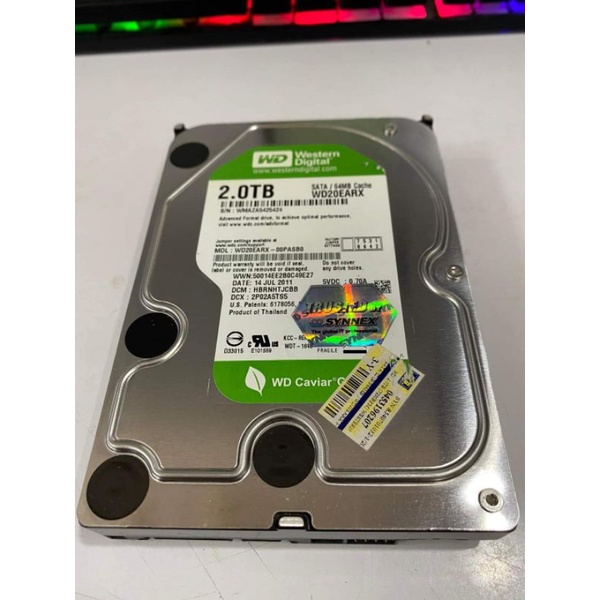 HDD Brand Western (Wd)ใช้กับ Pc แล้วการใช้งานทั่วไป ขนาด 2Tb / 4Tb /6Tb #สินค้าคละสีนะครับ