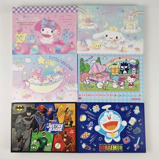 SANRIO BSanrio หนังสือลายเซ็น ลาย Melody Twinstar Cinnamoroll Doraemon Justice League ขนาด 162 นิ้ว