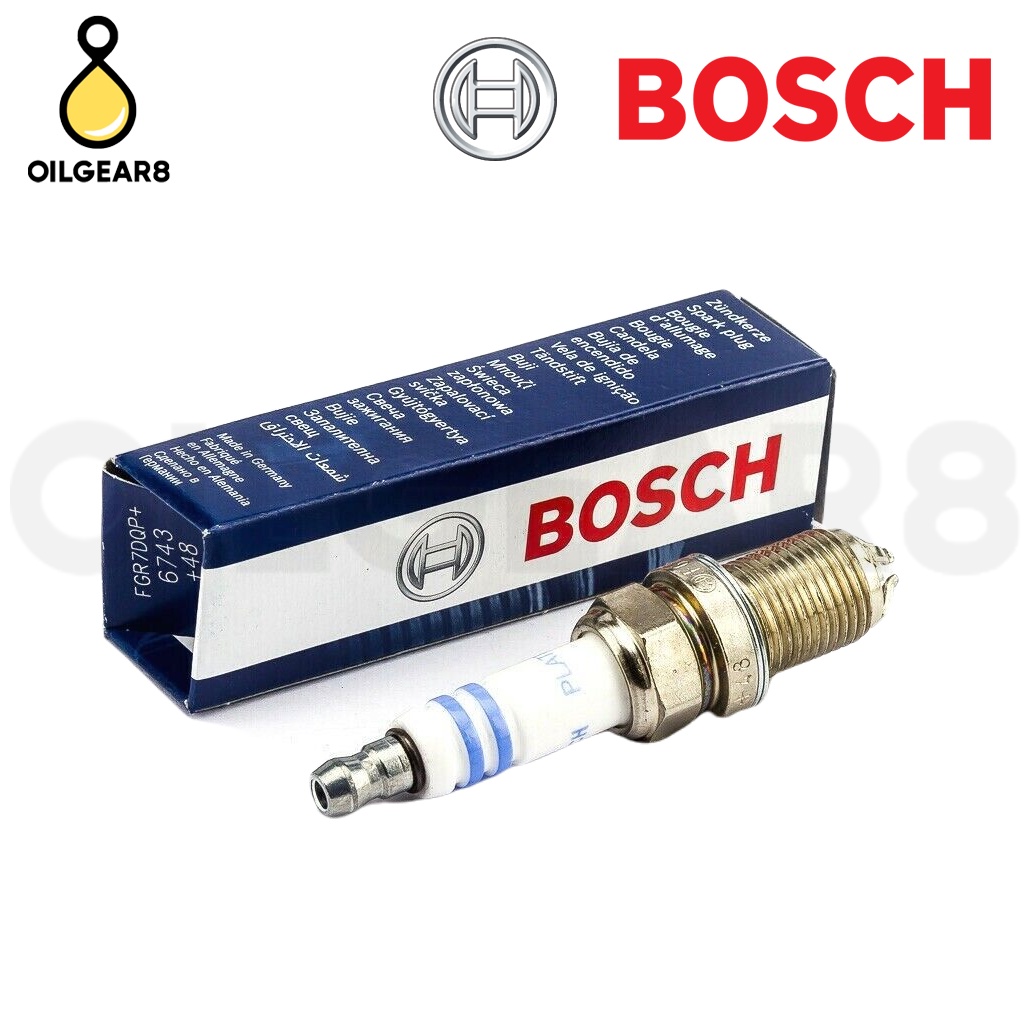 หัวเทียน 4 เขี้้ยว BOSCH / FGR7DQP+ (0242236562) BMW รุ่น E46 E34 E39 E60 เครื่อง M50 M52 M54 N42 N4