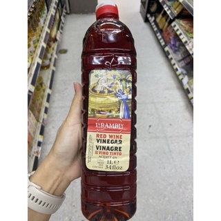 Red Wine Vinegar ( Maille Brand ) 1000 Ml. น้ำส้มสายชู หมักจากไวน์แดง ( ตรา ลาแรมบลา )