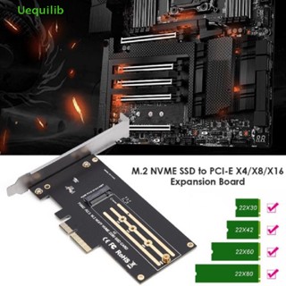 Uequilib อะแดปเตอร์ Pcie เป็น M2 M.2 M.2 Ngff เป็นเดสก์ท็อป Pcie X4 X8 X16 Nvme Sata Dual Ssd Pci