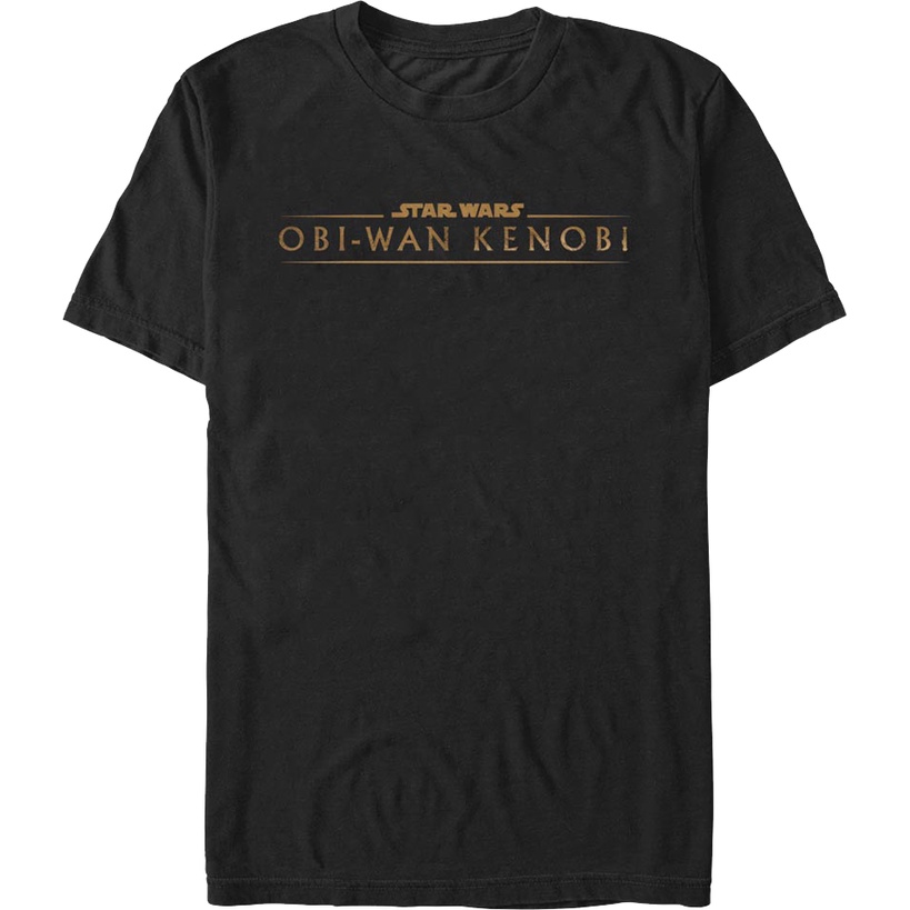 Obi-Wan Kenobi Logo Star Wars T-Shirt เสื้อยืดคอกลม เสื้อยืดเข้ารูป
