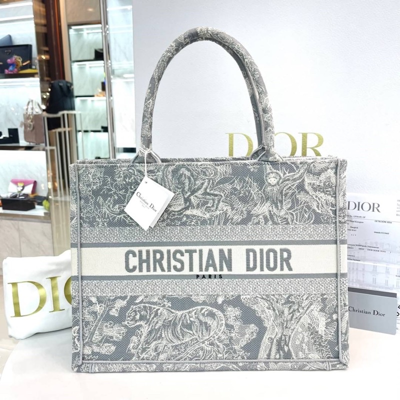 New Dior Book Tote Medium 2021 Fullset copy rec.✨👍