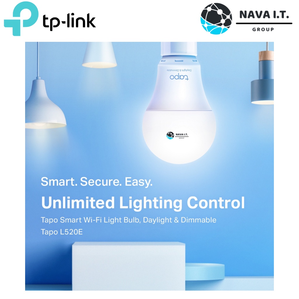 🛵มีส่งด่วน💨  TP-LINK TAPO L520E ขั้ว E27 LIGHT BULB หลอดไฟอัจฉริยะ เปิด/ปิดผ่านแอพได้ รับประกัน 1 ปี