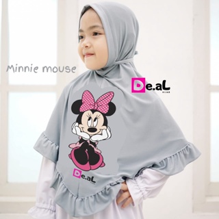 Minnie MOUSE HIJAB ORI DE.AL สําหรับเด็ก