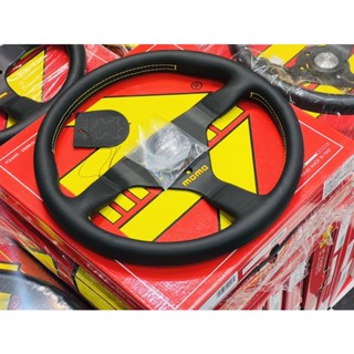 พวงมาลัย MOMO V35 MOD78 330 350 แท้ ด้ายดำ ด้ายเหลือง Steering wheel italy original authentic