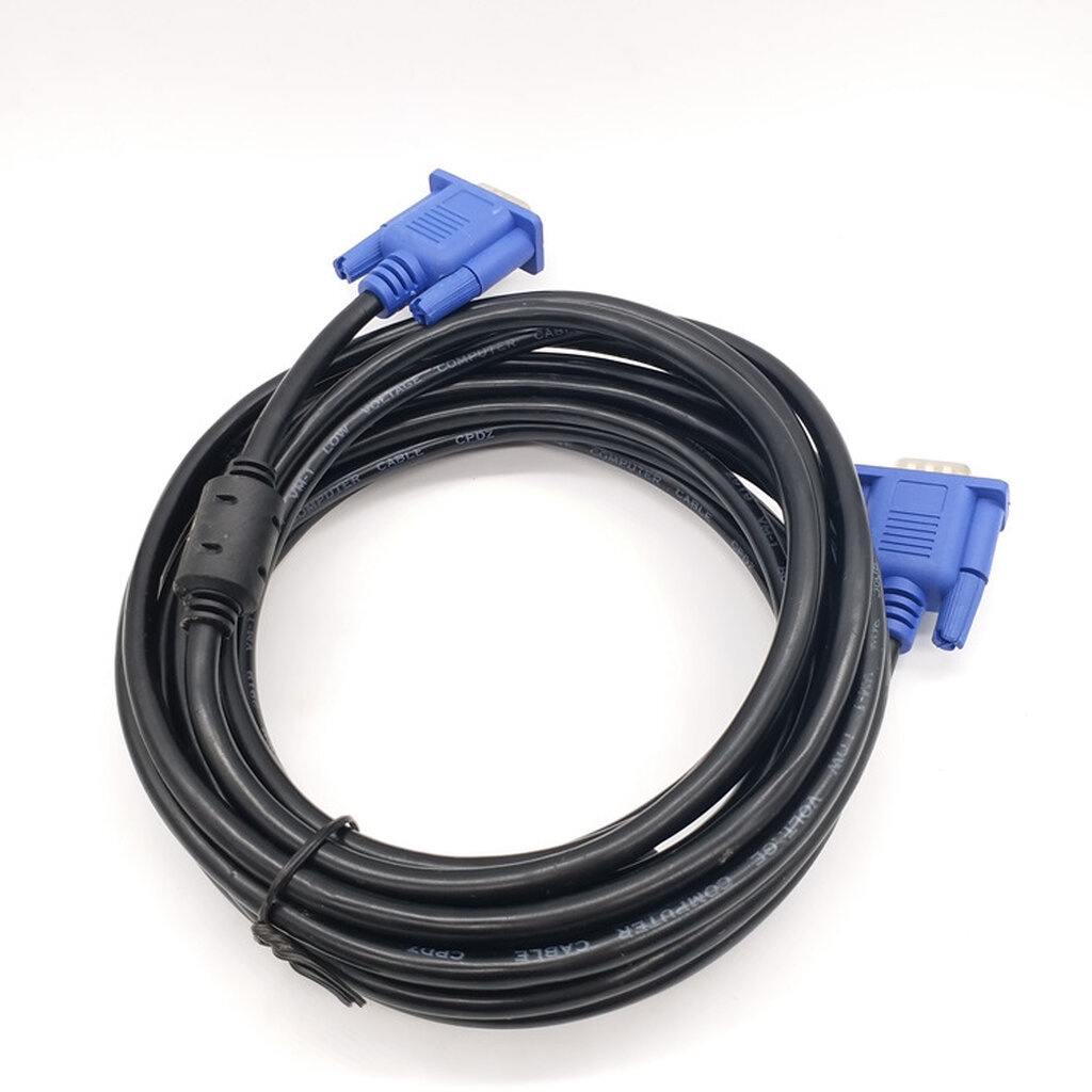 สายเคเบิล VGA สาย VGA (3+5) ตัวผู้-ตัวผู้ เชื่อมต่อคอมพิวเตอร์ และจอภาพ ความยาว 1.5-10 เมตร
