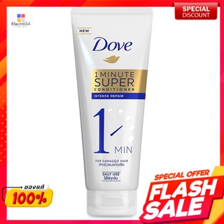 โดฟ อินเทนซ์ รีแพร์ 1 มินิท ซุปเปอร์ คอนดิชันเนอร์ ครีมนวดผม 180 มล.Dove Intense Repair 1 Minute Super Conditioner 180 m