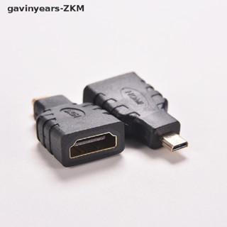 [gavinyearsmx] อะแดปเตอร์เชื่อมต่อ Micro HDMI(Type D) Male to HDMI(Type A) Female สําหรับ HDTV [mx]