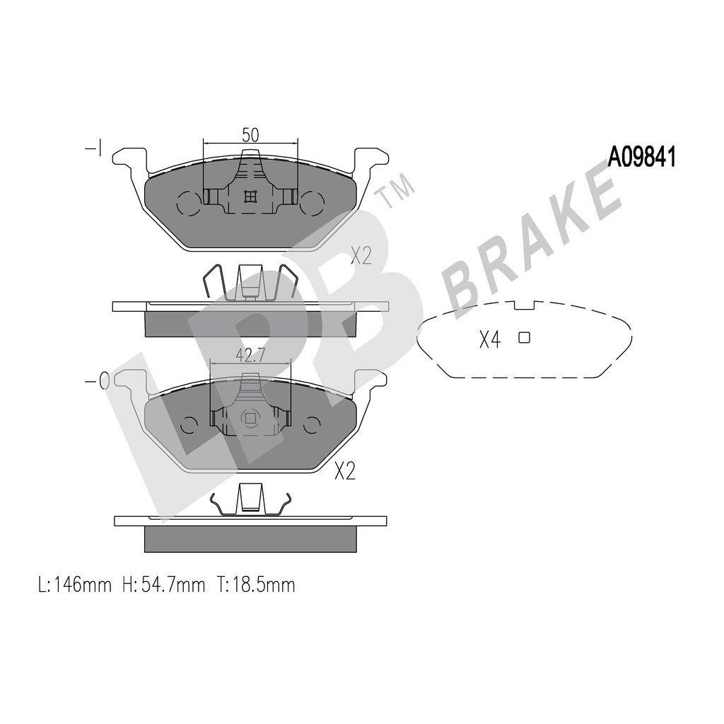 (FRONT) VW Vento 1.2 TSI 1.6 16- ด้วง (A5) 5C1 2.0 TSI 12- Audi A1 8X1/8XK 1.4 TFSI Volkswagen LPB แ