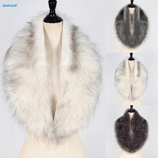 【HODRD】1pcs 5.5*39.4inch Women Autumn Winter Warmer Faux Fur Collar Shawl Neck Scarf【Fashion】