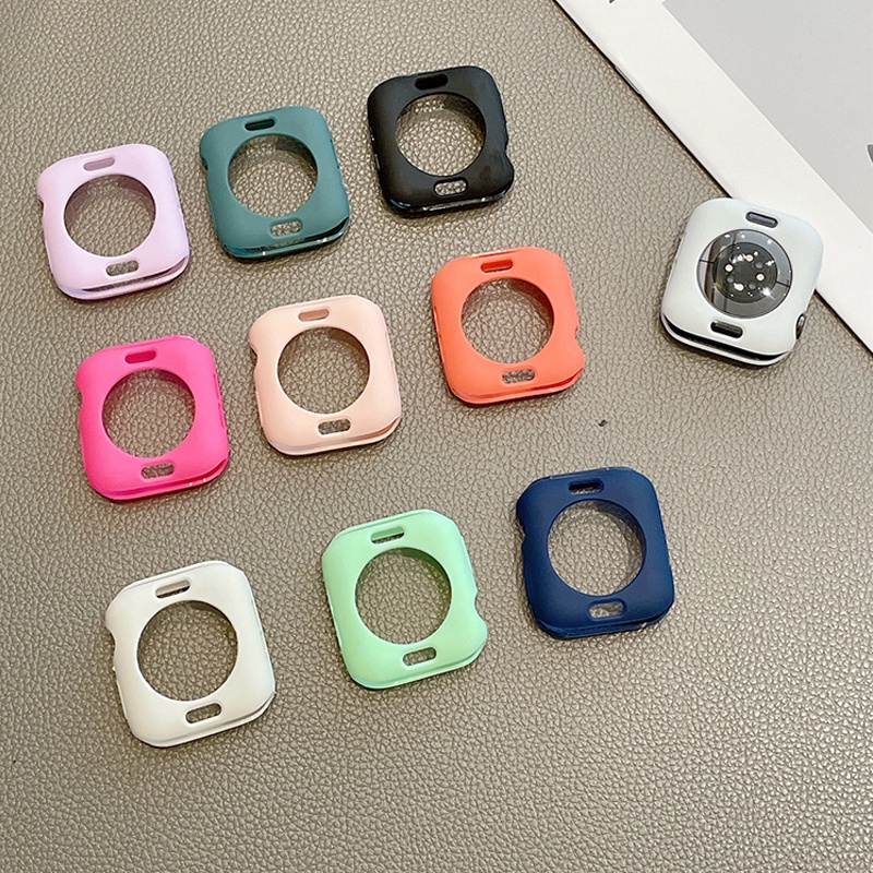 เคสซิลิโคน Smart watch เหมาะสำหรับ 1/2/3/4/5/6/7/8/9/10/11/se เคสสี Candy 38/40/41/42/44/4546/49mm มีหลายสีให้เลือก - รูปที่ 7