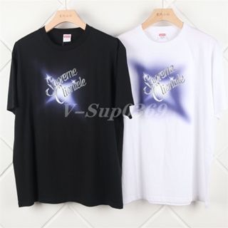 high quality Supreme 20FW Clientele Tee Star Short Sleeve Flash Star Print Cotton T-Shirt for Men and Women