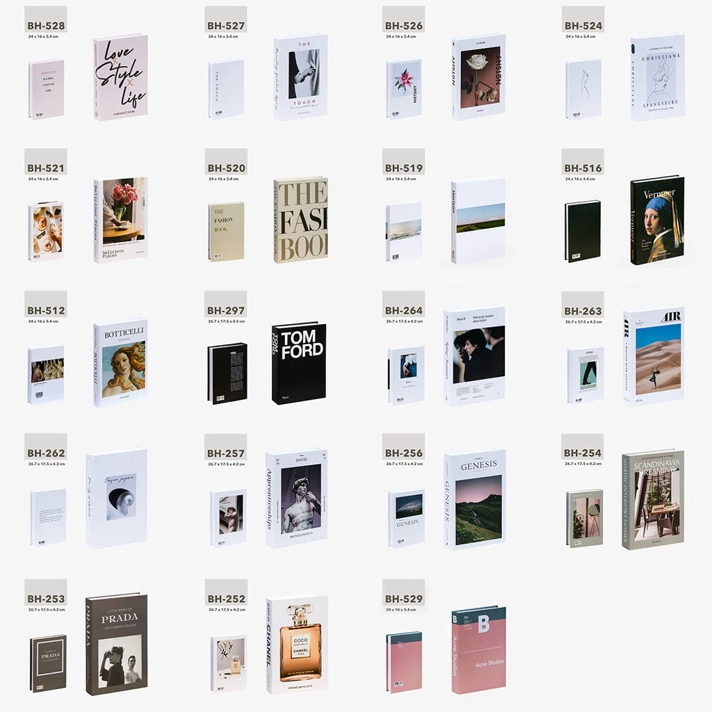 หนังสือปลอม ของแต่งบ้าน โชว์ พร็อพถ่ายรูป สไตล์มินิมอล thumbnail 4