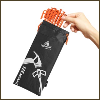 Camping Stake Bag Tent Nail Hammer Stake Bags Stakes Pegs Pouch Holder Case for Ground Outdoor Tent Pegs 13.97 x 6 tdeth