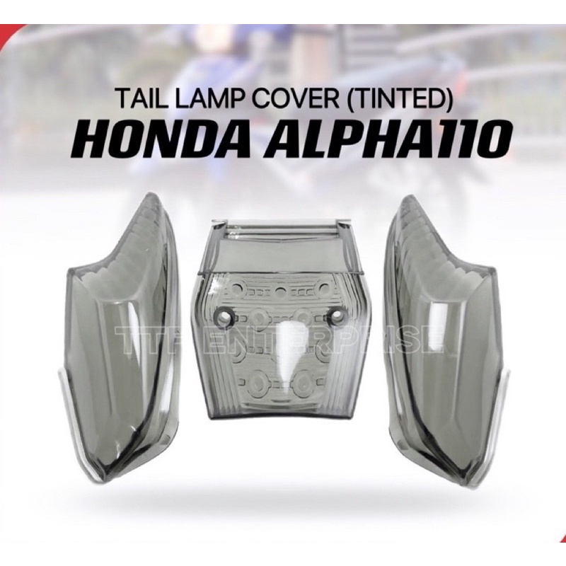ฝาครอบโคมไฟท้าย HONDA ALPHA 110/CX/WAVE125-S (ทินท์ทั้งหมด) ALPHA110 WAVE110 CX W125S WAVE125S