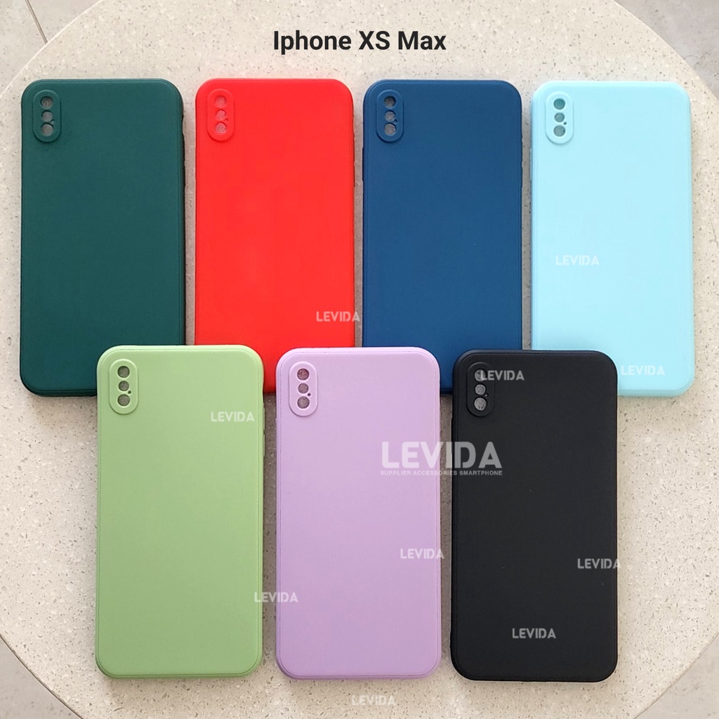 Iphone XS Max Iphone XR Softcase Macaron Square / Case Square Edge Case Iphone XR Iphone XS Max MS-1