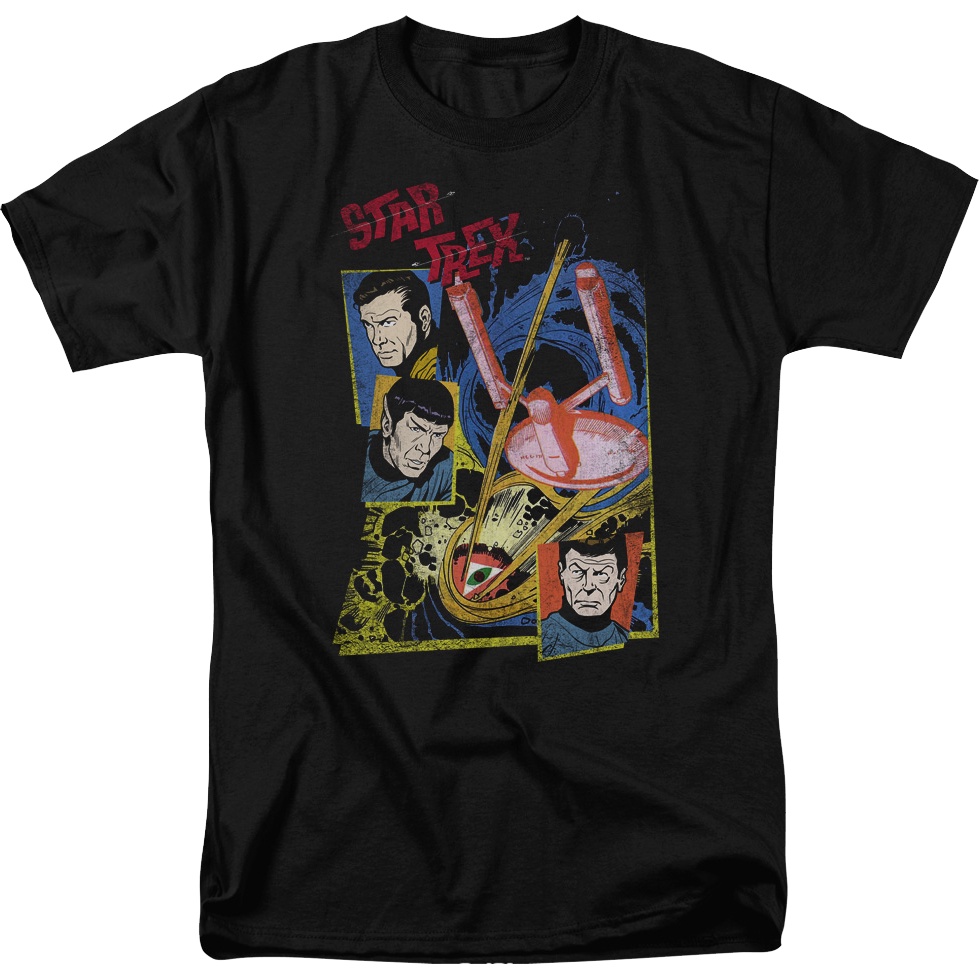 Eye Of The Storm Star Trek T-Shirt เสื้อคนอ้วนผญ เสื้อคนอ้วนผญ