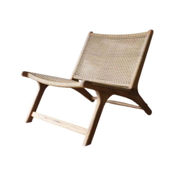 Modern outdoor เก้าอี้สนาม ไม้สัก รีแล็กซ์ สีธรรมชาติ Relax Chair - Natural