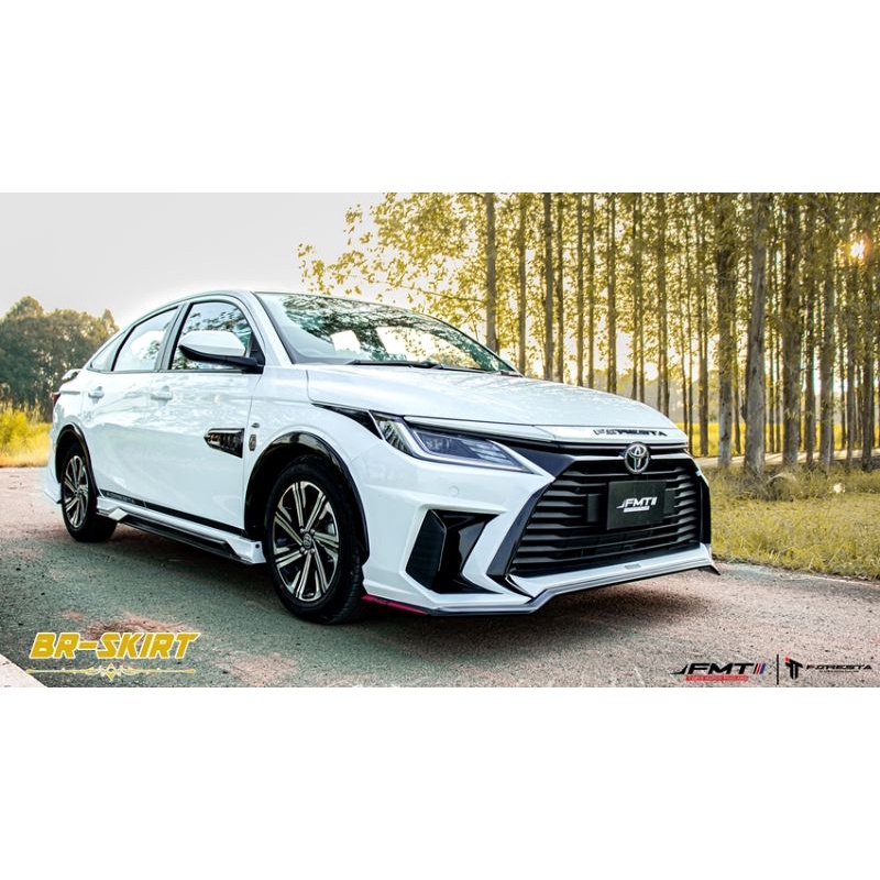 🔥ใหม่ล่าสุด♦️ชุดแต่งสเกิร์ต Yaris Ativ 2023,2024,2025,2026 Foresta MC หน้าใหญ่ครอบเต็มกันชน