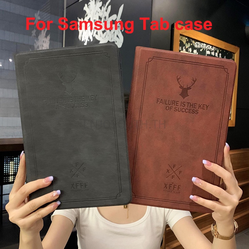 เคสกวางหรูหราสําหรับ Samsung Galaxy Tab S6 Lite 2022 SM-P613 P619 / 2020 P610 P615 / 2024 / A7 / A8 / S7 / S8 A7 Lite T225 ฝาครอบสไตล์ธุรกิจ