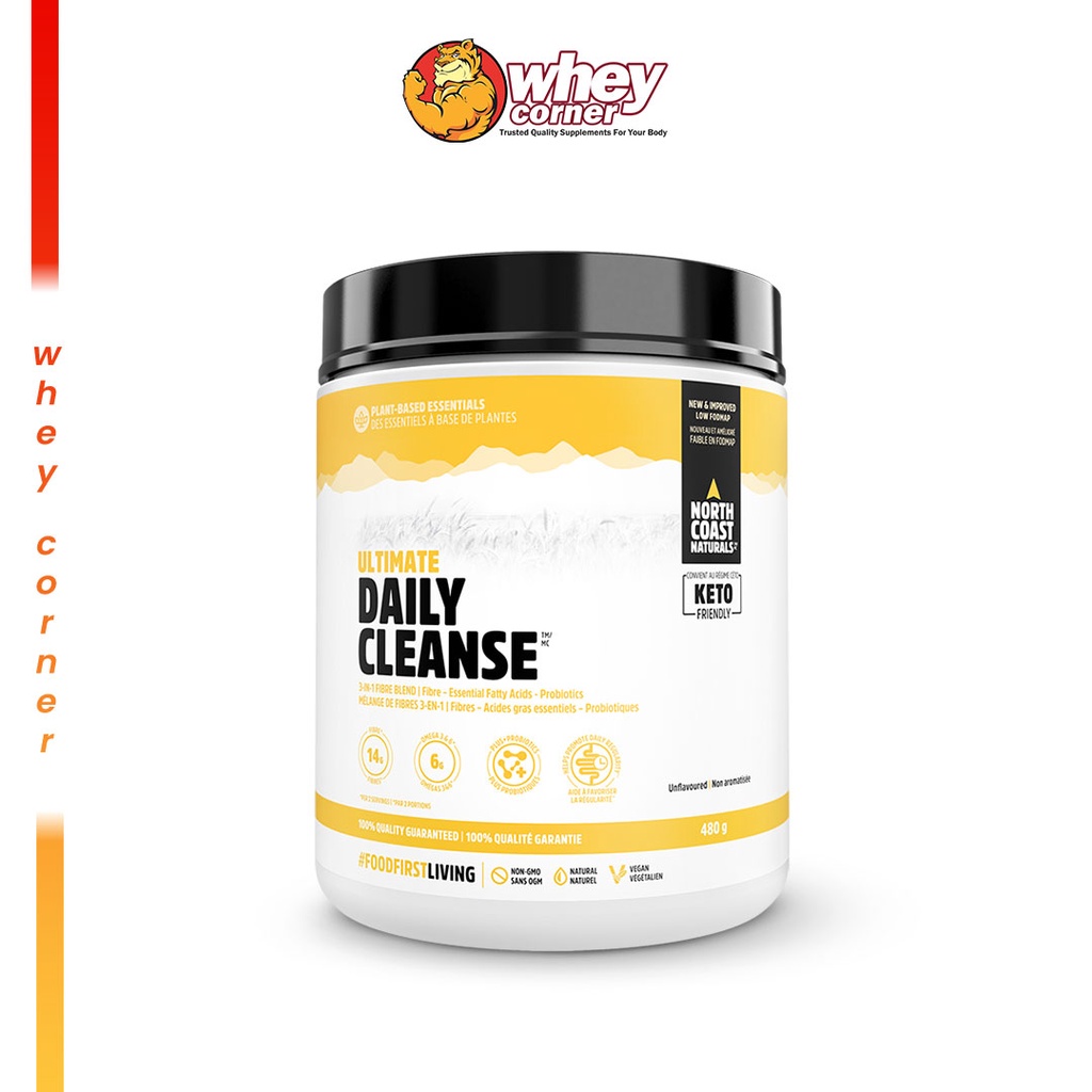 NORTH COAST NATURALS - Ultimate Daily Cleanse 480-1000g. สุขภาพลำไส้ ไฟเบอร์
