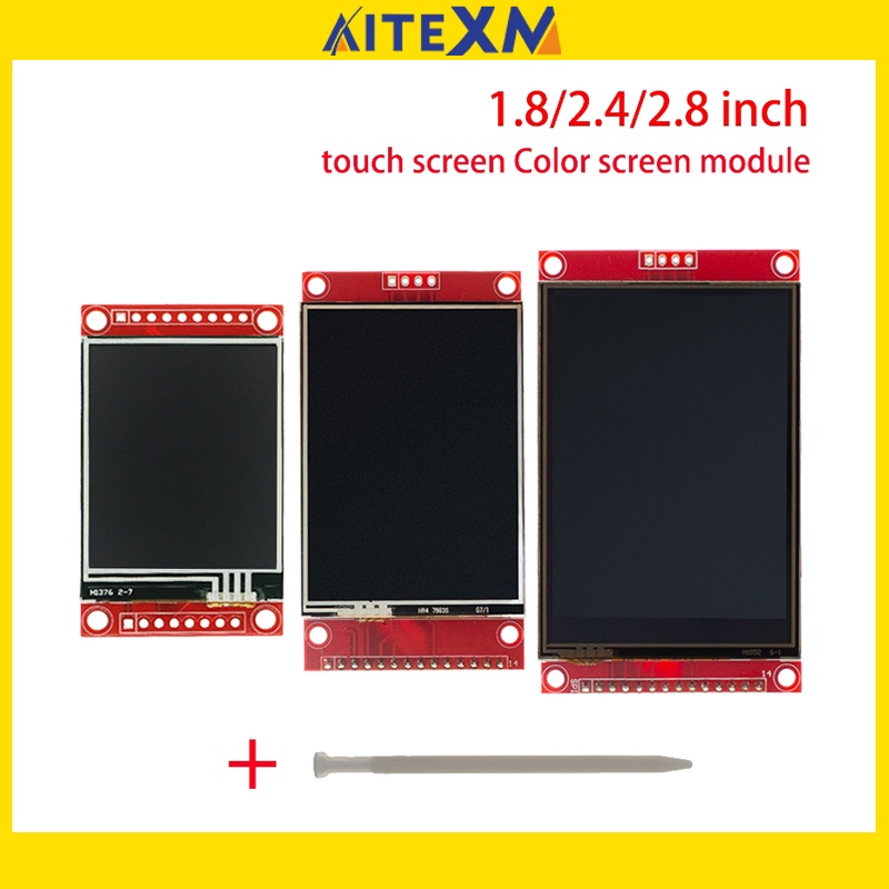 โมดูลหน้าจอสัมผัส LCD 1.8 2.4 2.8 3.2 นิ้ว TFT SPI 128*160 240*320 สําหรับ Arduino