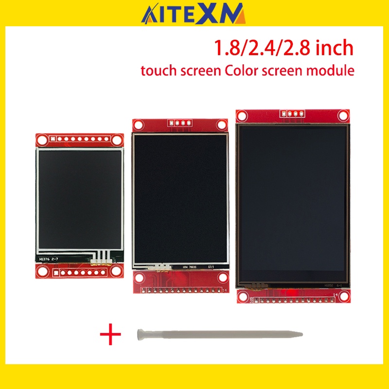 โมดูลหน้าจอสี LCD 1.8 2.4 2.8 3.5 นิ้ว TFT พร้อมไดร์ฟ IC อินเตอร์เฟซ SPI 128*128 240*320 สําหรับ Arduino