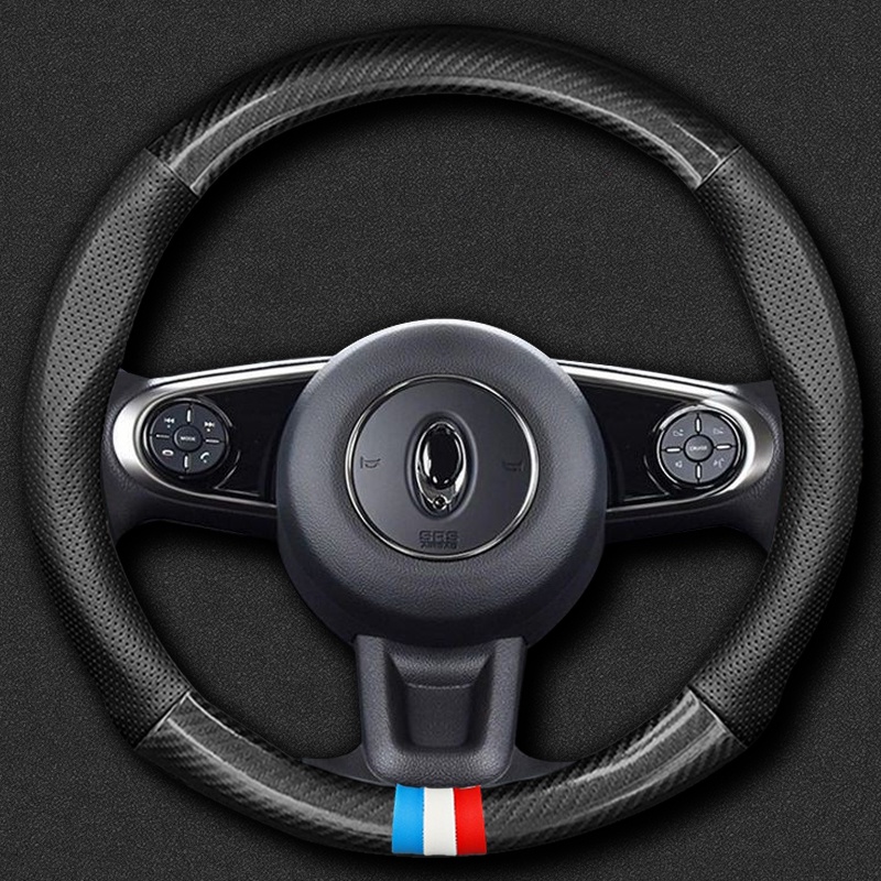 ORA Good Cat ปลอกพวงมาลัย ปลอกหุ้มพวงมาลัย หนังคาร์บอนไฟเบอร์ carbon fiber leather steering wheel co