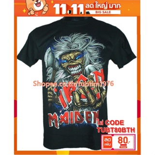 เสื้อวง Iron Maiden เสื้อวงดนตรีร็อค เดธเมทัล เสื้อวินเทจ ไอเอิร์นเมเดน ไอร่อน IRN1762