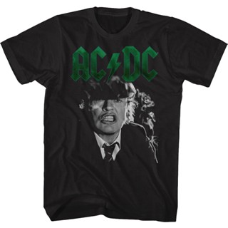 Angus Young ACDC T-Shirt เสื้อสีขาว เสื้อคนอ้วนผญ