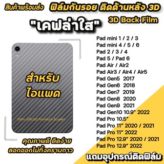 🔥 ฟิล์มกันรอย ฟิล์มหลัง เคฟล่า สำหรับไอแพด mini6 Gen7 Gen8 Gen9 Gen10 Air3 Air4 Air5 2022 ไอแพดPro 11 Pro12.9 ไอแพดair