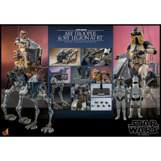 PRE-ORDER HOT TOYS TMS091 STAR WARS: THE CLONE WARS - ARF TROOPER &amp; 501ST LEGION AT-RT 1/6TH