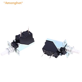 Amonghot&gt; ใหม่ สวิตช์ปุ่มกดล็อก 10A 250V AC SPST 2 Pins KDC-A04-1 สําหรับพัดลมระบายความร้อนไฟฟ้า กระแสไฟสูง A04-1-20T 2 ชิ้น