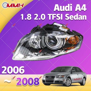 ไฟหน้ารถยนต์ Audi A4 B7 2006-2008 ไฟหน้าสำหรับ ไฟหน้า โคมไฟหน้า ไฟหน้า​โปรเจค​เตอร์​ โคมไฟหรถยนต์ เลนส์กระจก headlamp headlight front light lens