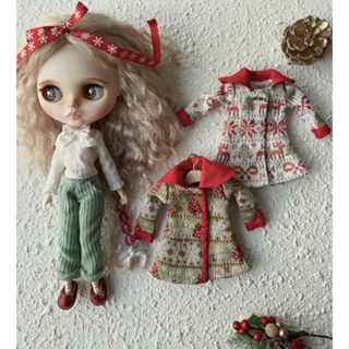 ชุดตุ๊กตาบลายธ์วินเทอร์ winter collection for Blythe พร้อมส่งขนาด30 ซม. ผ้าทอไหมพรมเนื้อนุ่ม