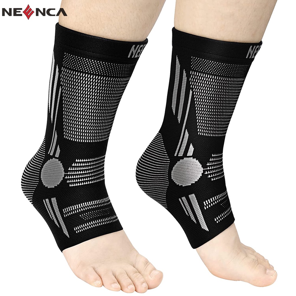 Neenca ปลอกรัดข้อเท้า แบบมืออาชีพ (คู่) แผ่นรั้งส้นเท้า บรรเทาอาการปวดข้ออักเสบ สําหรับเอ็น