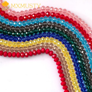 Mxmusty Diy ลูกปัดคริสตัล 3 / 4 มม .