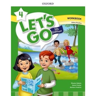 DKTODAY หนังสือแบบฝึกหัด LETS GO 4:WORKBOOK WITH ONLINE PRACTICE (5ED)