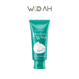 Senka Perfect Whip Acne Care โฟมล้างหน้าสีเขียว เซนกะ เพอร์เฟ็ค วิป แอคเน่ แคร์ 100 กรัม