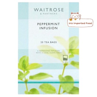 เวทโทรส ชาเปปเปอร์มิ้น Waitrose Love Life Peppermint Infusion Tea Bag 40g.