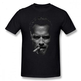 【Plus Size T Shirt】เสื้อยืด ผ้าฝ้าย 100% พิมพ์ลาย Arnold Schwarzenegger น่ารัก สไตล์คลาสสิก สําหรับผู้ชาย JZ