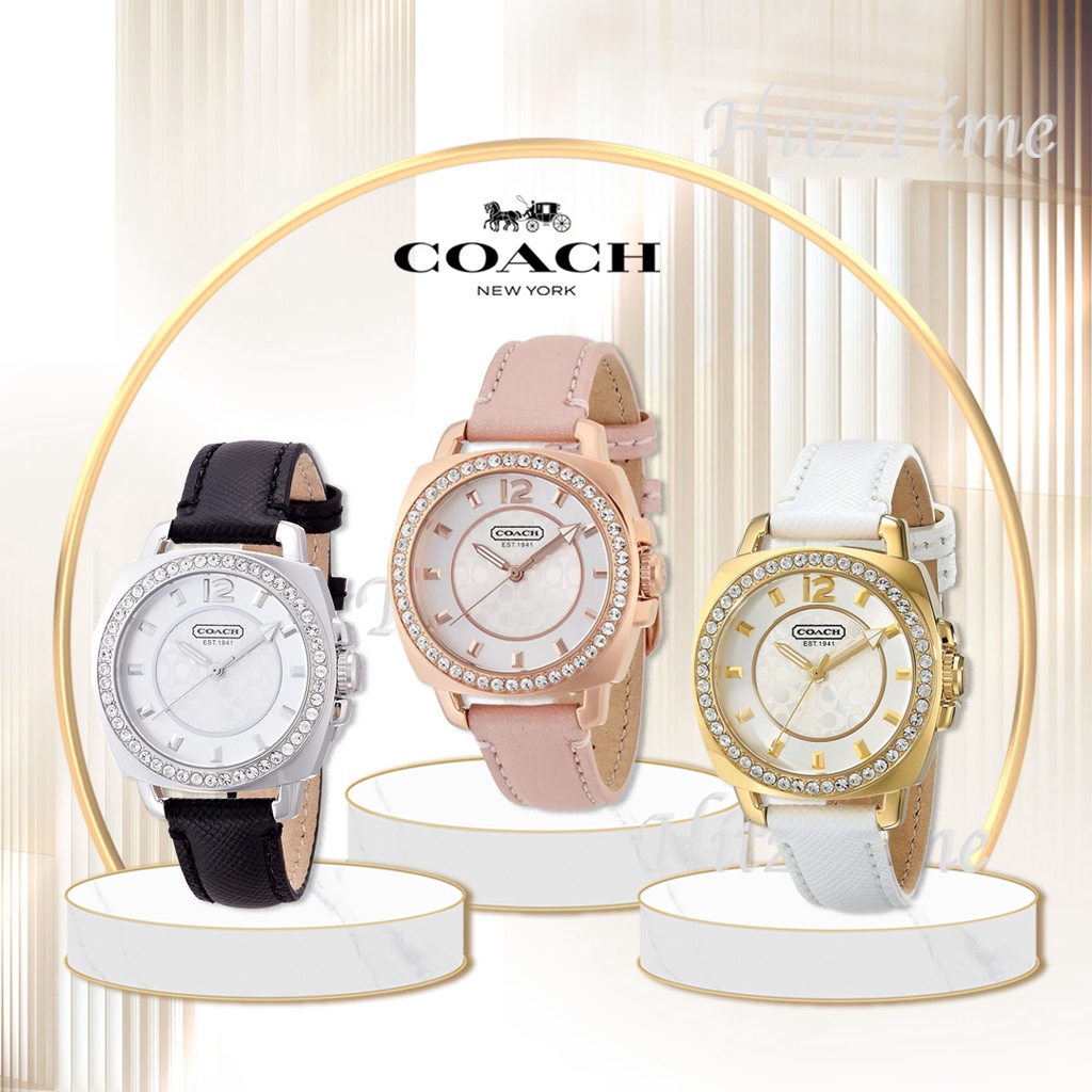 นาฬิกา COACH นาฬิกาข้อมือผู้หญิง แบรนด์เนม ของแท้ รุ่น 14501789 COACH นาฬิกาข้อมือ Watch โค้ช นาฬิกากันน้ำ